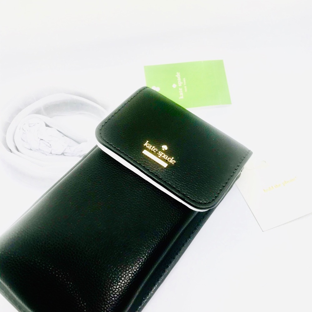 🆕 Kate Spade ♠️ - Black N/S Crossbody Pebbled